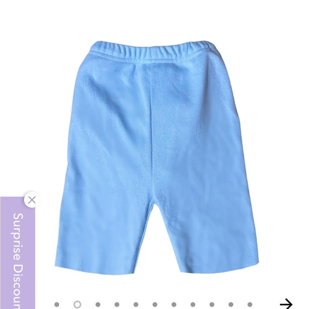 Peejamas bottoms in blue.